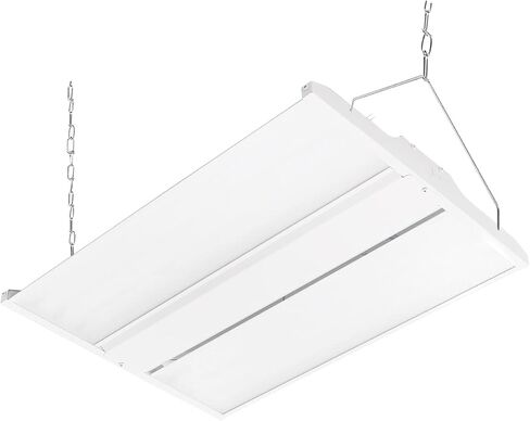 2FT LED Linear High Bay Shop Light with Motion Sensor, 210W High Bay Work Light Fixture, 28350LM, 120-277V, 5000K Daylight Linear Hanging Lighting for Garage, Warehouse, UL Listed - 1PK in Saudi Arabia