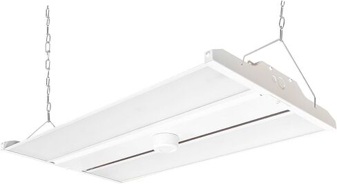 2FT LED Linear High Bay Shop Light with Motion Sensor, 210W High Bay Work Light Fixture, 28350LM, 120-277V, 5000K Daylight Linear Hanging Lighting for Garage, Warehouse, UL Listed - 1PK in Saudi Arabia
