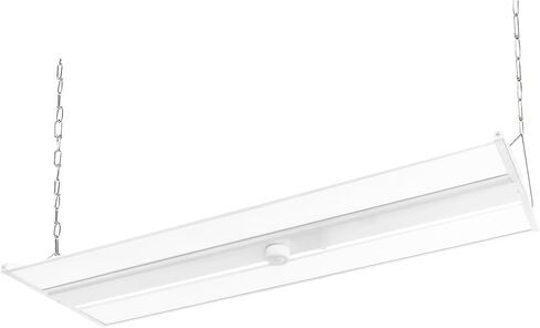 2FT LED Linear High Bay Shop Light with Motion Sensor, 210W High Bay Work Light Fixture, 28350LM, 120-277V, 5000K Daylight Linear Hanging Lighting for Garage, Warehouse, UL Listed - 1PK in Saudi Arabia