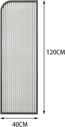 Toilet Screen for Men Mounted On The Wall, Modern Bath Urinary Dividing Screen, Stainless Steel Frame and Translucent Glass Panel Screen, for Office,Gold-3 Piece in Saudi Arabia
