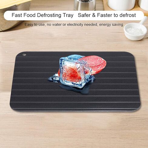 Defrosting Tray For Frozen Meat, 9.06*6.50*0.08in Aluminum Thawing Tray For Frozen Meat Meat Defrosting Tray Meat Thawing Tray for Home Kitchen Restaurant in Saudi Arabia