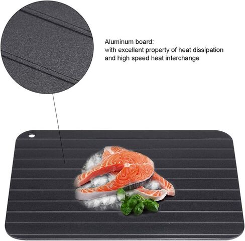 Defrosting Tray For Frozen Meat, 9.06*6.50*0.08in Aluminum Thawing Tray For Frozen Meat Meat Defrosting Tray Meat Thawing Tray for Home Kitchen Restaurant in Saudi Arabia
