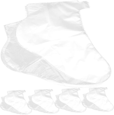 SAFIGLE 300Pcs Disposable Foot Covers Moisturizing Use for Spa and Foot Lotion Protection Premium Leak-Resistant Material Convenient Disposable Feet for Home Salon Travel in Saudi Arabia