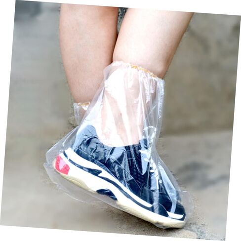 10 قطع من أغطية القدم للاستعمال مرة واحدة من VALICLUD، أغطية نقع القدم المقاومة للماء لأقنعة العناية بالباديكير لتجربة الاسترخاء المنزلية in Kuwait