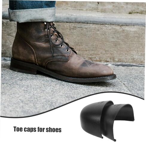 KALLORY Safety Toe Shoe Covers Durable Wear-Resistant Toe Protectors for Labor Protection 2 Pairs for Outdoor Work in Saudi Arabia