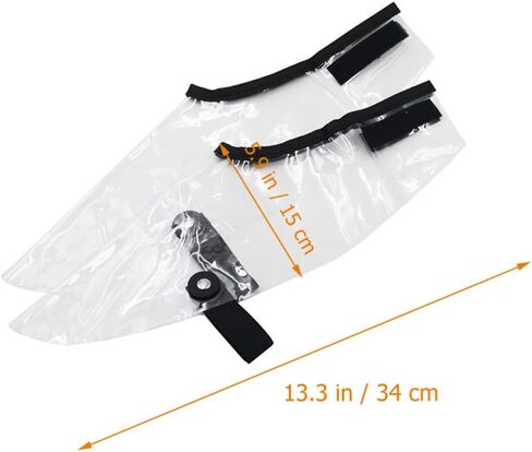 Beavorty 2-Piece Waterproof Hair Stylist Shoe Covers Sturdy Hairdressing Shoes Protector for Salon Use Haircutting and Barber Services in Saudi Arabia