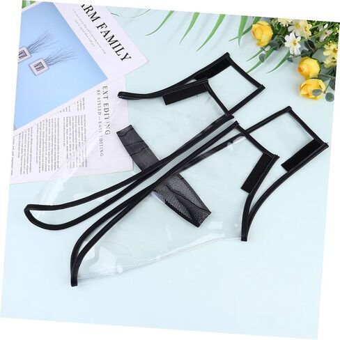 VALICLUD زوج واحد من غطاء حذاء الحلاق لتصميم مصففي الشعر يحافظ على الشعر المكسور من الأحذية، سهل الارتداء، إكسسوارات تصفيف الشعر، مادة TPU للاستخدام في الصالونات in Kuwait