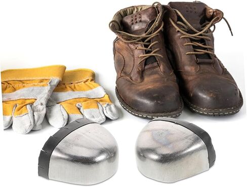STOBOK Safety Toe Caps for Work Boots Safety Shoe Toe Protector Wear-resistant Cover for Labor Protection Suitable for Men 1 Pair in Saudi Arabia