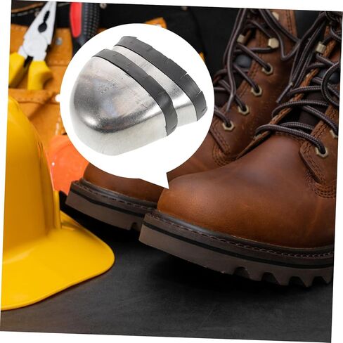 STOBOK Safety Toe Caps for Work Boots Safety Shoe Toe Protector Wear-resistant Cover for Labor Protection Suitable for Men 1 Pair in Saudi Arabia