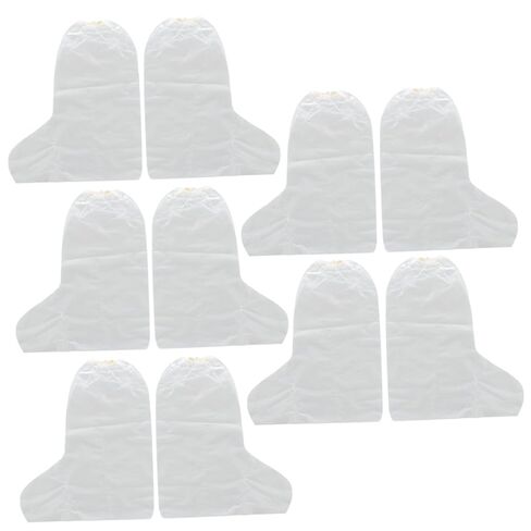 Beavorty 4sets Disposable Foot Cover for Moisturizing Lotion Thickened Transparent Feet Sleeves Spa and Home Use Protects and Enhances Absorption 10pcs*4 in Saudi Arabia