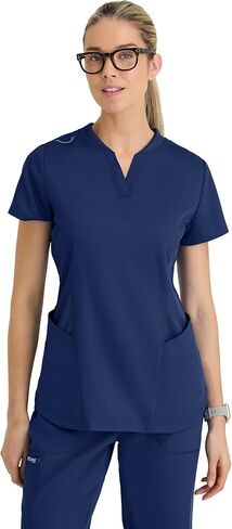 BARCO Grey’s Anatomy Classic Erin Scrub Top for Women – 4-Pockets, Natural Stretch, Soil Release, Super-Soft Finish in Saudi Arabia
