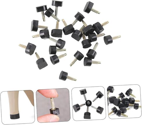 SAFIGLE 30Pairs Protective Heel Covers for High Heels Durable Reusable Shoe Accessories Black for Preventing Sinking Grass Mud and Cracks in Saudi Arabia