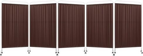Portable Freestanding Privacy Screen on Wheels - Versatile Room Divider for Hospitals, Salons, Offices - Adjustable, Lightweight, Easy to Move, Ideal for Patient Privacy and Workspaces in Saudi Arabia