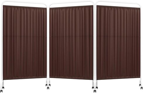 Freestanding Privacy Screen with 360° Silent Wheels - Portable Room Divider for Salons, Hospitals, Clinics, and Office Spaces - Adjustable, Lightweight, Easy Mobility in Saudi Arabia