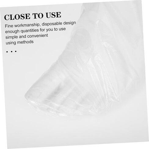SUPVOX 200 Pcs Disposable Foot Covers Non-Slip Waterproof Plastic Shoe Covers for Daily Use Pedicure and Ice Skating in Saudi Arabia