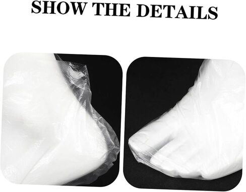 200pcs Disposable Foot Covers for Pedicure Spa Liners for Foot Care Shoe Covers for Indoor Travel Thicker Material Daily Use in Saudi Arabia