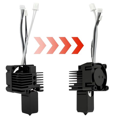 مجموعة Bamboo Lab P1P، P1S Hotend الكاملة، نهاية ساخنة من الفولاذ المقوى للتجميع الكامل مع فوهة 0.4 مم، ومروحة تبريد، وثرمستور، واستبدال كتلة تسخين الطارد للطابعة ثلاثية الأبعاد من سلسلة P1 in Saudi Arabia