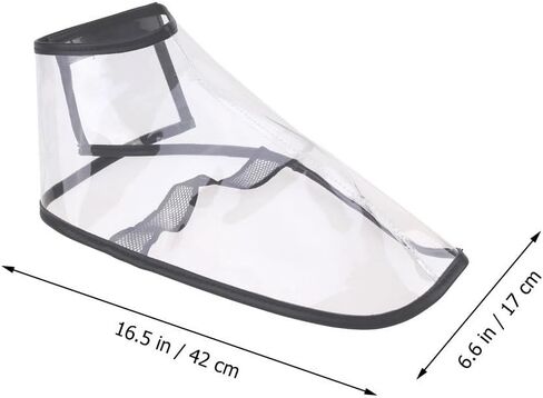 1Pair Professional Hairdressing Shoe Covers Durable Transparent Barber Shoe Protectors for Haircut Styling Non Slip Design for Keeping Broken Hair Away for Salons in Saudi Arabia