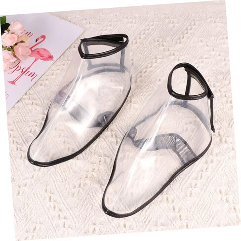 أغطية أحذية الحلاقة من VALICLUD لقصات الشعر، زوج واحد مقاس S، حماية من أحذية تصفيف الشعر المقاومة للماء لمصففي الشعر، تصميم مضاد للانزلاق لاستخدام الصالون in Kuwait