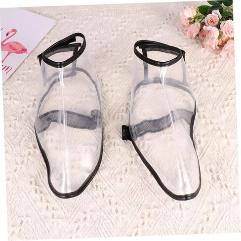 أغطية أحذية الحلاقة من VALICLUD لقصات الشعر، زوج واحد مقاس S، حماية من أحذية تصفيف الشعر المقاومة للماء لمصففي الشعر، تصميم مضاد للانزلاق لاستخدام الصالون in Kuwait