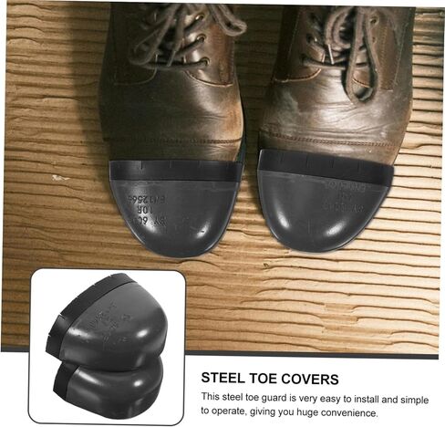 STOBAZA 1Pair Toe Protectors Wear Resistant Safety Shoe Covers Easy to Install Protective Toe Guards Shoes Protection for Foot in Saudi Arabia