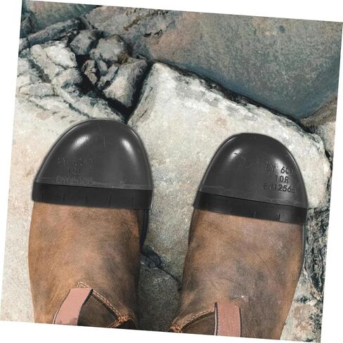SOLUSTRE Safety Toe Caps for Work Shoes Toe Covers Anti-Puncture Properties Wear-Resistant Design and Universal Fit for Outdoor Activities in Saudi Arabia