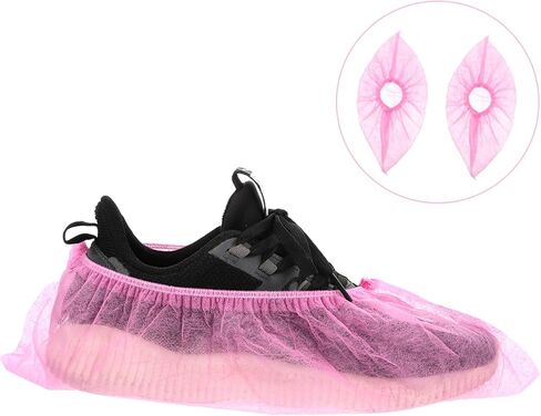 Veemoon 100Pcs Disposable Non Woven Shoes Cover Breathable Shoe Protector for Thick Keep Floors Clean and Spotless in Saudi Arabia