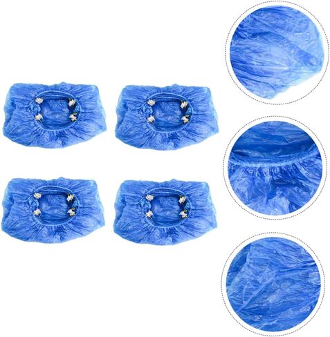 Holibanna 200pcs Eco-friendly Non Slip Shoe Covers Disposable Shoe Protectors Dustproof for Home in Saudi Arabia