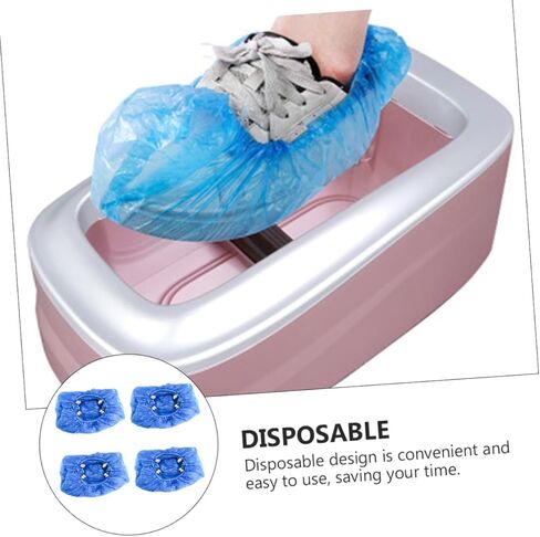 Holibanna 200pcs Eco-friendly Non Slip Shoe Covers Disposable Shoe Protectors Dustproof for Home in Saudi Arabia