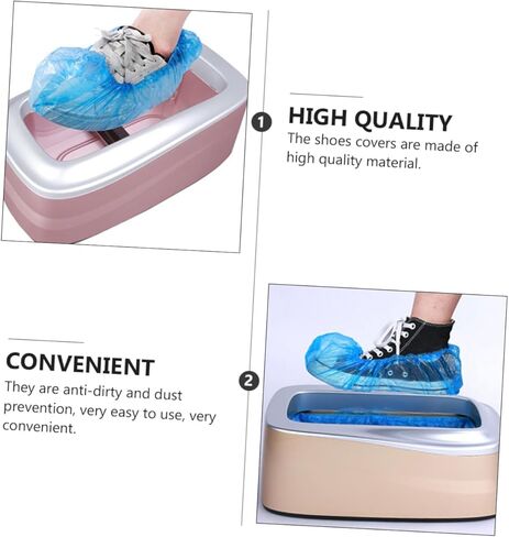 Holibanna 200pcs Eco-friendly Non Slip Shoe Covers Disposable Shoe Protectors Dustproof for Home in Saudi Arabia