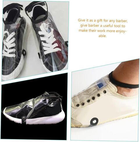 Shoes Covers Hair Stylist Salon Cape Cloak Haircut Barber Accessories Reusable Nonslip in Saudi Arabia