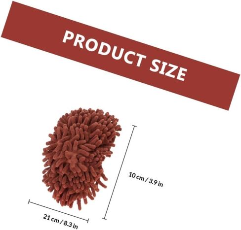 PartyKindom 10pcs Mop Covers for Shoes Floor Cleaner Covers Water Absorbent Lightweight Easy to Wear Random Color in Saudi Arabia