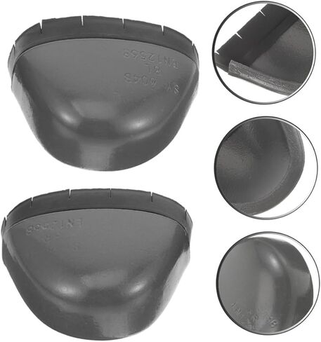 DOITOOL 2Pairs Sturdy Toe Protectors Wear Resistant Safety Covers Metal Toe Caps for Men Women for Construction Warehouse Factory Use in Saudi Arabia