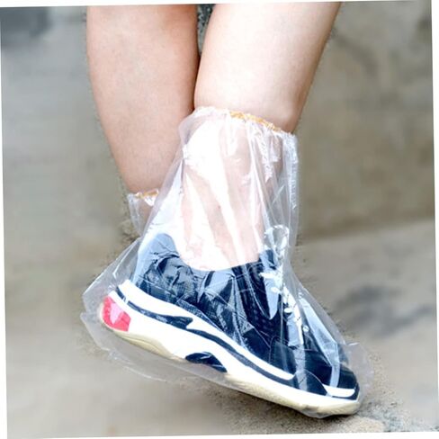VICASKY 2sets 10pcs Disposable Foot Cover Film Transparent Moisturizing Foot Care Sleeves for Salon Use Thickened Design and Relaxation 10pcs*2 in Saudi Arabia