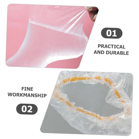 VICASKY 2sets 10pcs Disposable Foot Cover Film Transparent Moisturizing Foot Care Sleeves for Salon Use Thickened Design and Relaxation 10pcs*2 in Saudi Arabia