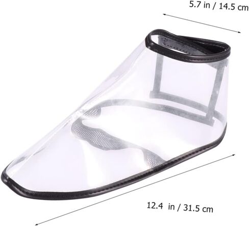 SHERCHPRY 2-Piece Barber Shoe Covers Size S Waterproof Haircut Shoe Protectors for Hairdressers Hair Salon Accessories for Hair Cutting and Styling in Saudi Arabia