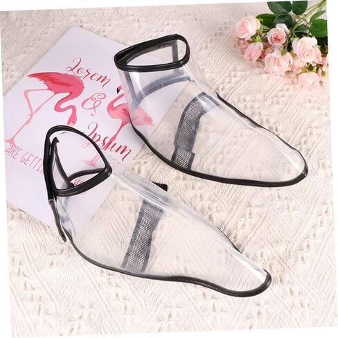 SHERCHPRY 2-Piece Barber Shoe Covers Size S Waterproof Haircut Shoe Protectors for Hairdressers Hair Salon Accessories for Hair Cutting and Styling in Saudi Arabia