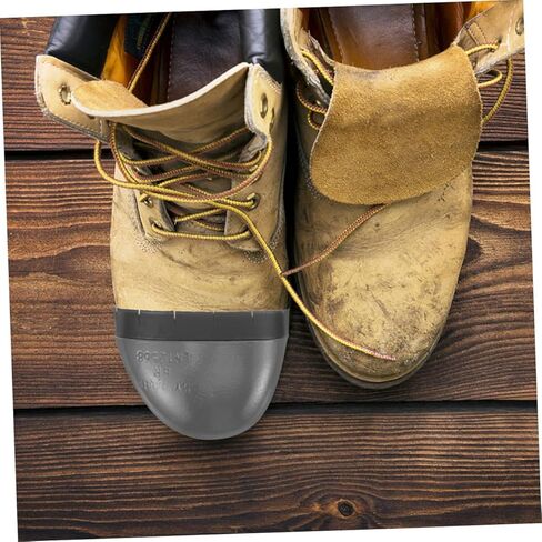 KALLORY 2Pairs Safety Toe Covers for Work Shoes Durable Toe Protector Easy to Install Toe Guards Versatile Shoe Protection for Labor Environments in Saudi Arabia