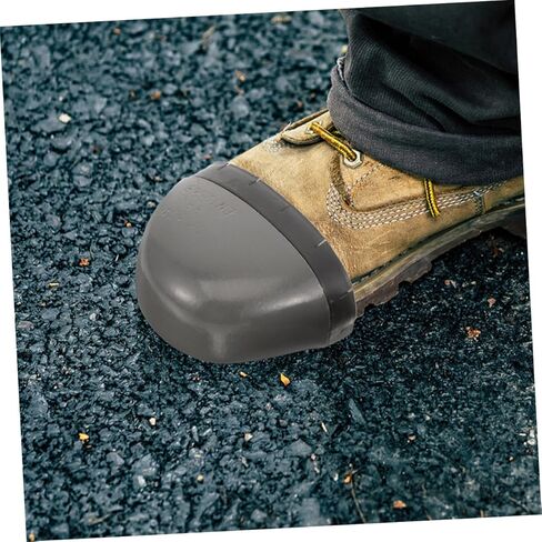 KALLORY 2Pairs Safety Toe Covers for Work Shoes Durable Toe Protector Easy to Install Toe Guards Versatile Shoe Protection for Labor Environments in Saudi Arabia