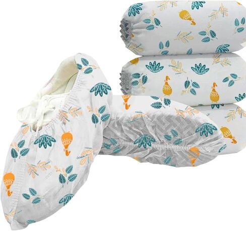 40 Pcs(20 Pairs) Disposable Shoe Covers Non Woven Fabric Shoe Covers Non Woven Boot Cover for Indoor Use,Home Cleaning in Saudi Arabia