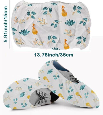 40 Pcs(20 Pairs) Disposable Shoe Covers Non Woven Fabric Shoe Covers Non Woven Boot Cover for Indoor Use,Home Cleaning in Saudi Arabia