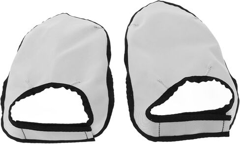 أغطية أحذية قماشية من VALICLUD، زوج واحد من قماش الحلاق المسامي غير الضبابي لقص الشعر مقاوم للماء وسهل التنظيف لمحترفي الصالون in Kuwait