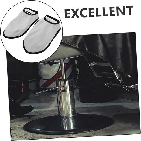 أغطية أحذية قماشية من VALICLUD، زوج واحد من قماش الحلاق المسامي غير الضبابي لقص الشعر مقاوم للماء وسهل التنظيف لمحترفي الصالون in Kuwait