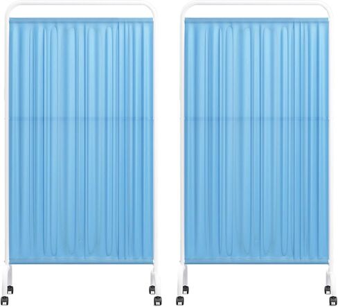 Portable Medical Privacy Screen - 3 Panel Hospital Room Divider, Mobile Partition for Clinics, Nursing Homes & Bedrooms, Detachable Yellow Privacy Screen (H 180cm/6ft) in Saudi Arabia