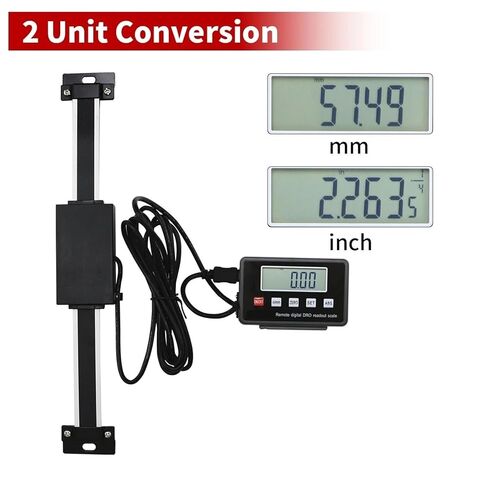 مقياس خطي 1000 مللي متر قراءات رقمية أجهزة التحكم عن بعد مقياس خطي آلات طحن مخارط أدوات قياس in Kuwait