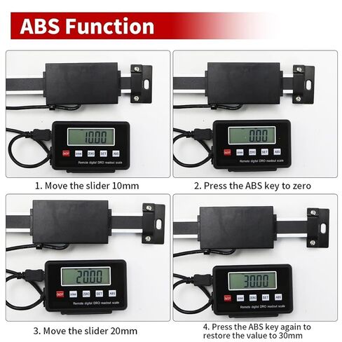 Linear Scale 1000mm Digital Readout Remotes Linear Scale Milling Machines Lathes Measuring Tools in Saudi Arabia
