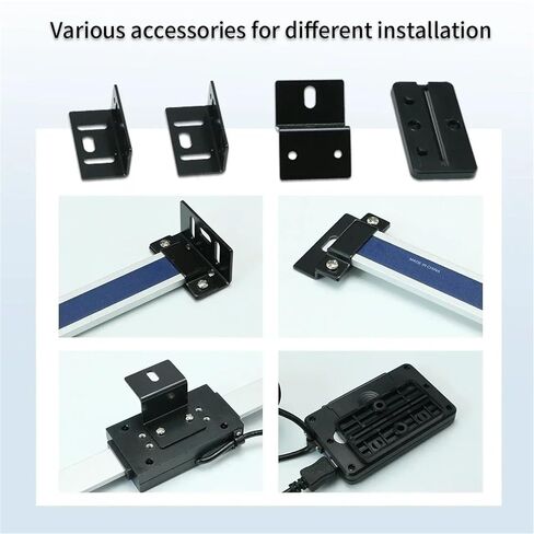 مقياس خطي 0-200 مللي متر مقياس خطي رقمي مع شاشة عرض عن بعد مع شاشة LCD قراءات رقمية لمخرطة الطحن in Kuwait