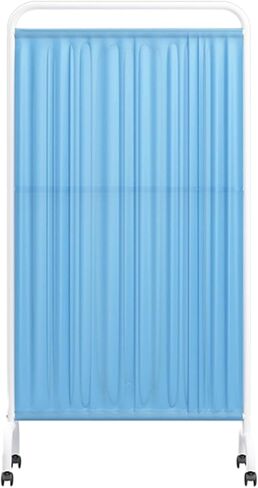 Portable 6ft Medical Privacy Screen on Wheels - Mobile Room Divider for Ward, Beauty Salon, Health Hall - Adjustable Standing Door Partition for Enhanced Privacy in Saudi Arabia