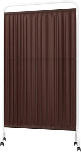 Hospital Privacy Screen - Floor Standing Room Divider, 1-5 Panels Rolling Partition, Foldable Privacy Protection for Medical Spaces, Color 3, 2-Panel Design. in Saudi Arabia