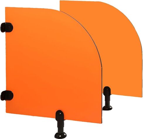 Children's Urinal Partition,Privacy Urinal Divider, Urinal Screen Toilet Partition, 23.6″×23.6″, For Schools, Kindergartens, Public Places, Shopping C(Size:60×60cm（23.6×23.6in）,Color:Orange(2 pieces)) in Saudi Arabia